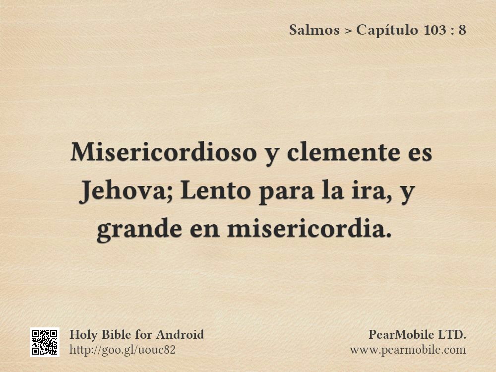 Salmos, Capítulo 103:8